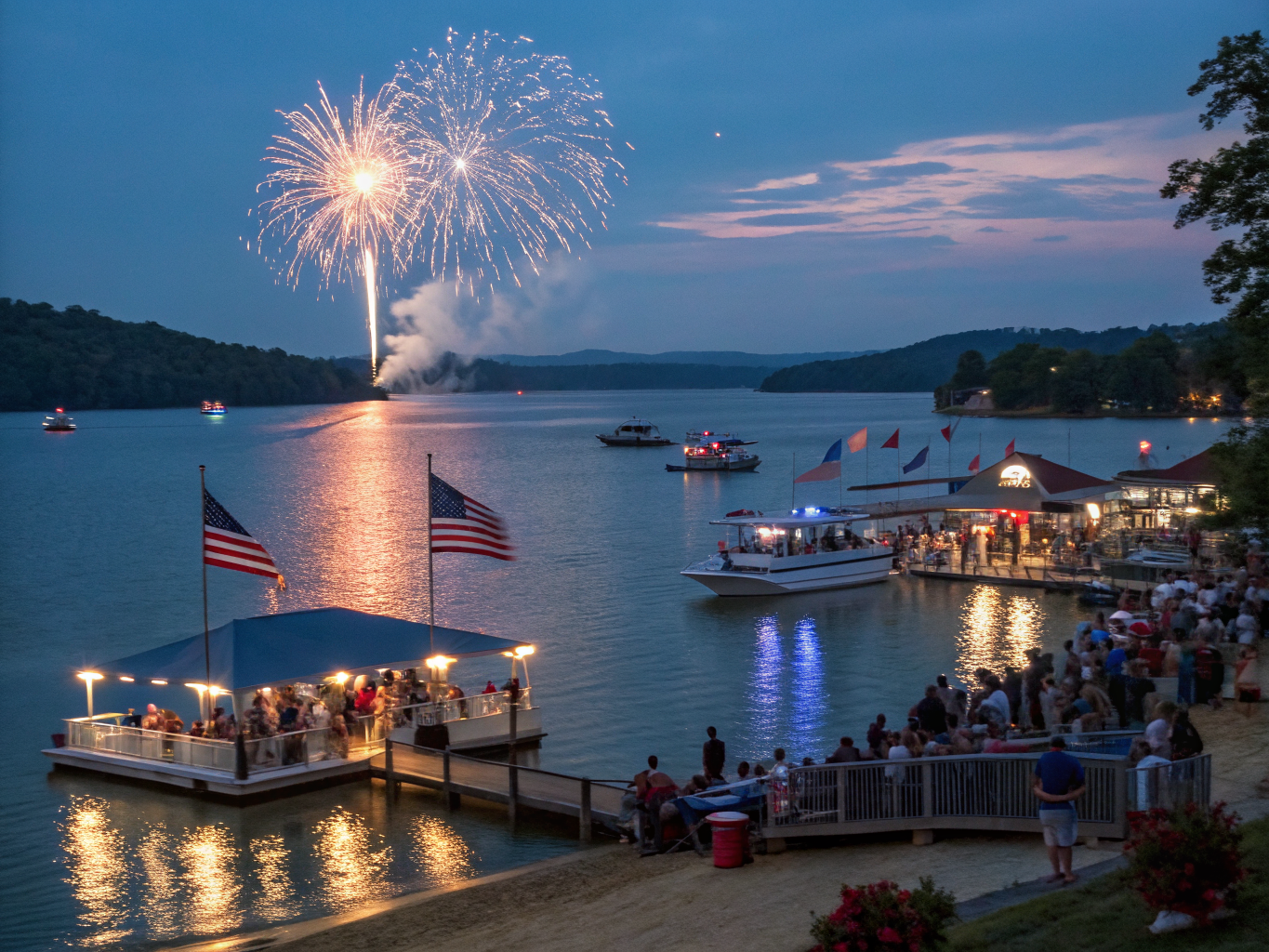 Fourth of July at Smith Mountain Lake