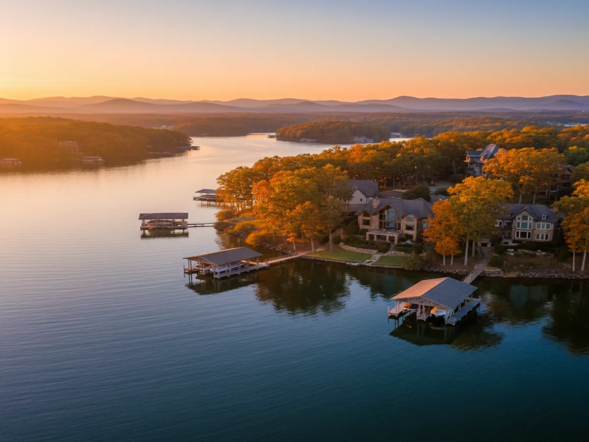 Hickory Cove community at Smith Mountain Lake, Virginia