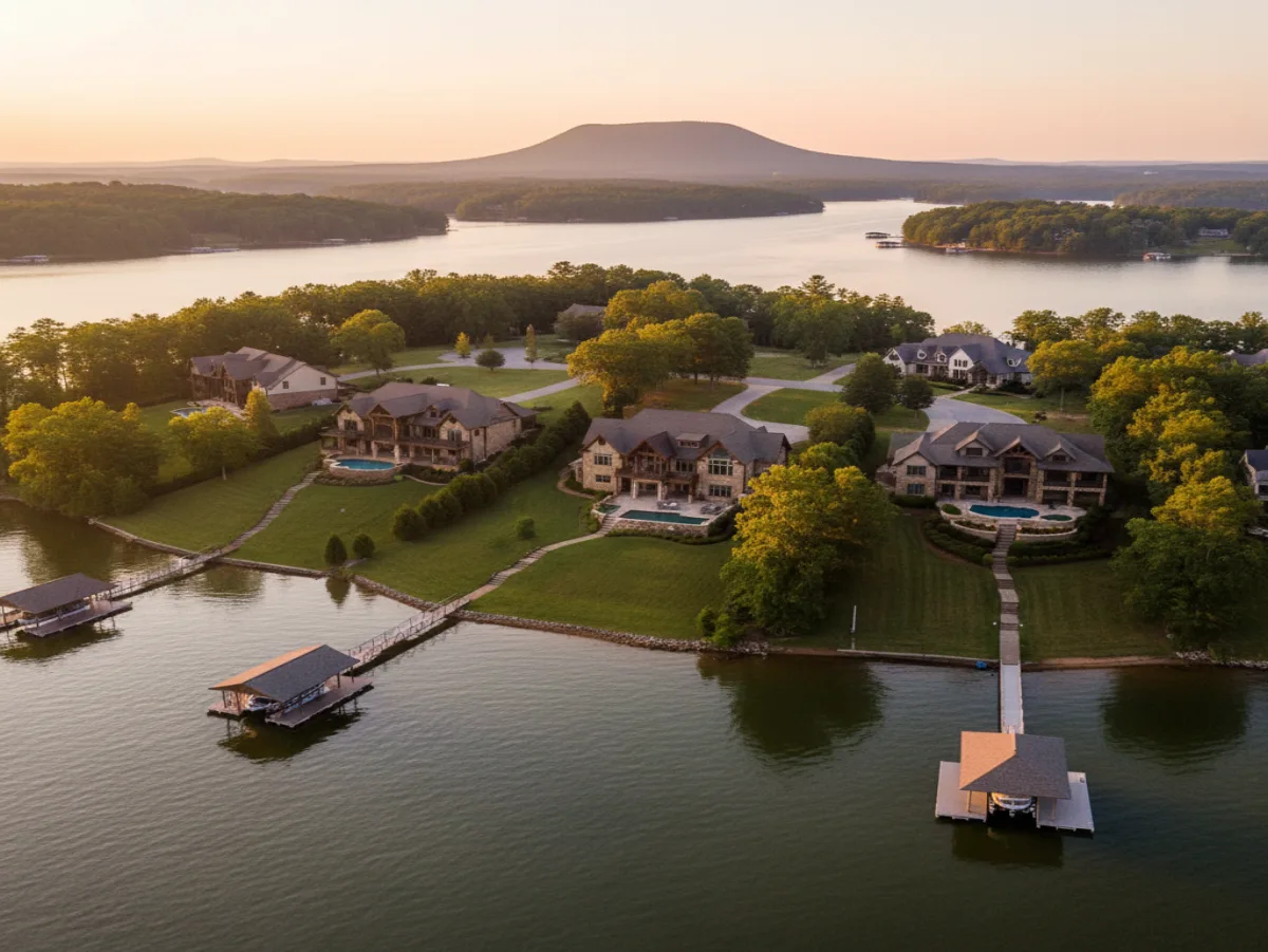 The Sanctuary community at Smith Mountain Lake, Virginia